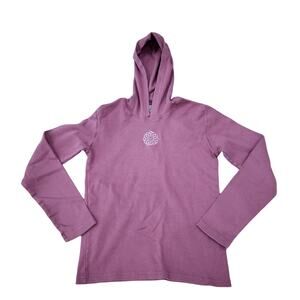 Nike purple women's size small vintage hooded long sleeve